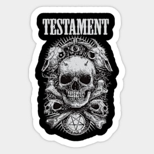 TESTAMENT DEFINITION N MEANING VTG Sticker